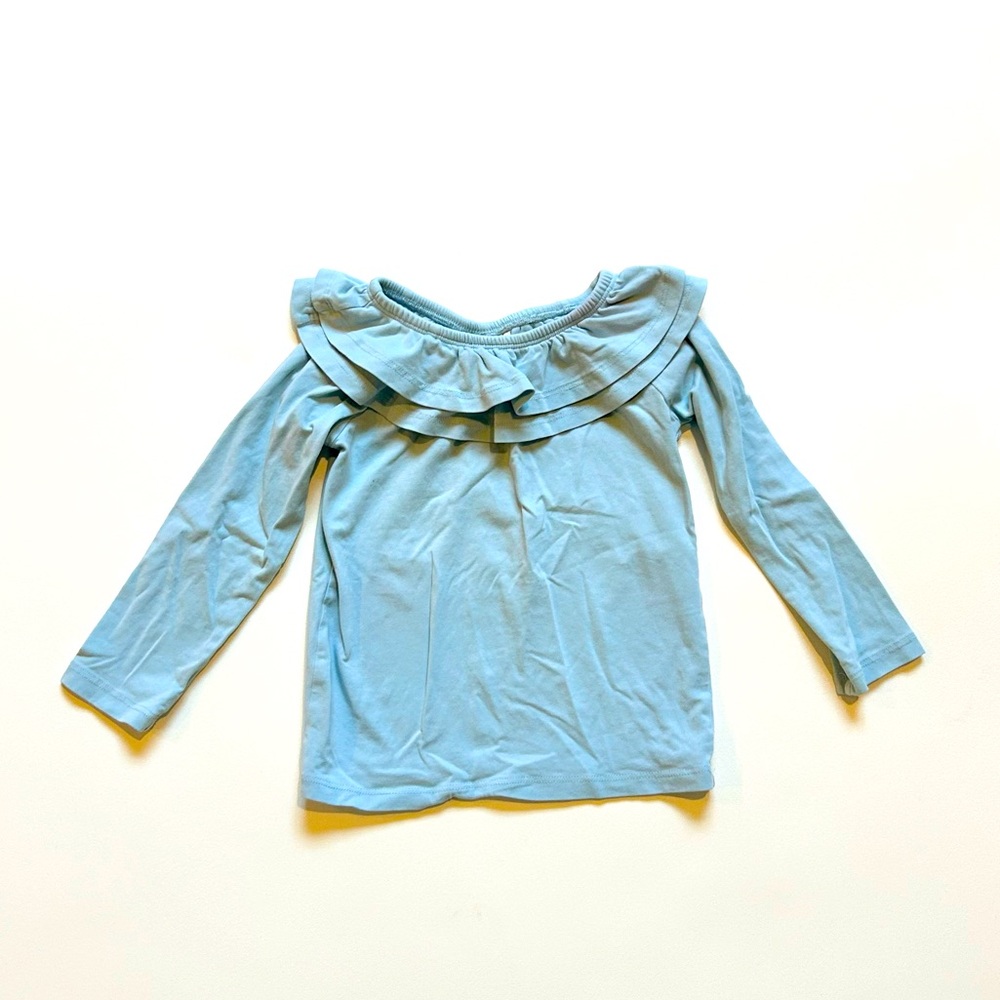 Matilda Jane Blue Ruffle Toddler Girls Top Size 2